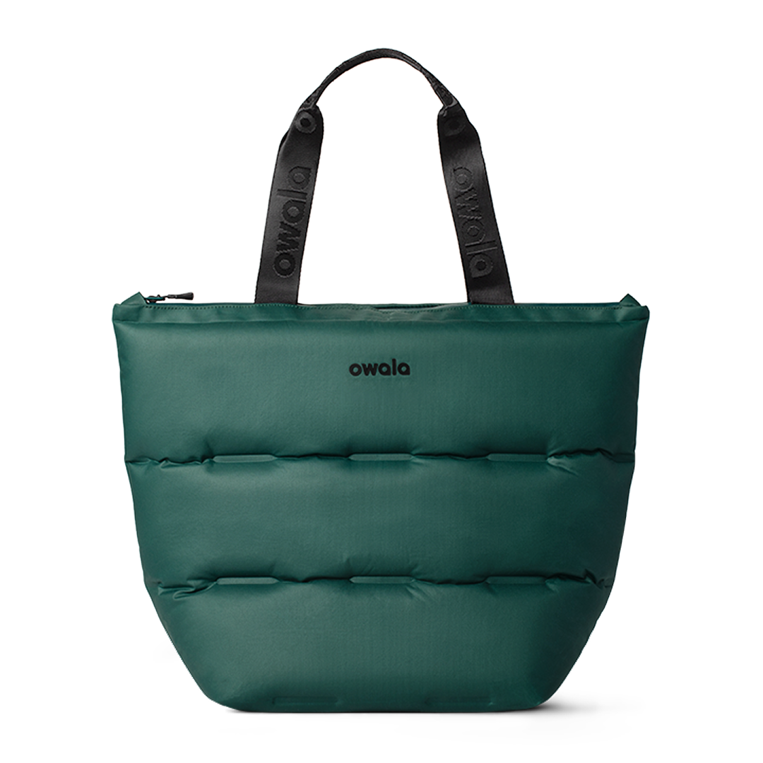 The Puffer Insulated Tote - Polyester / Fern Fresh