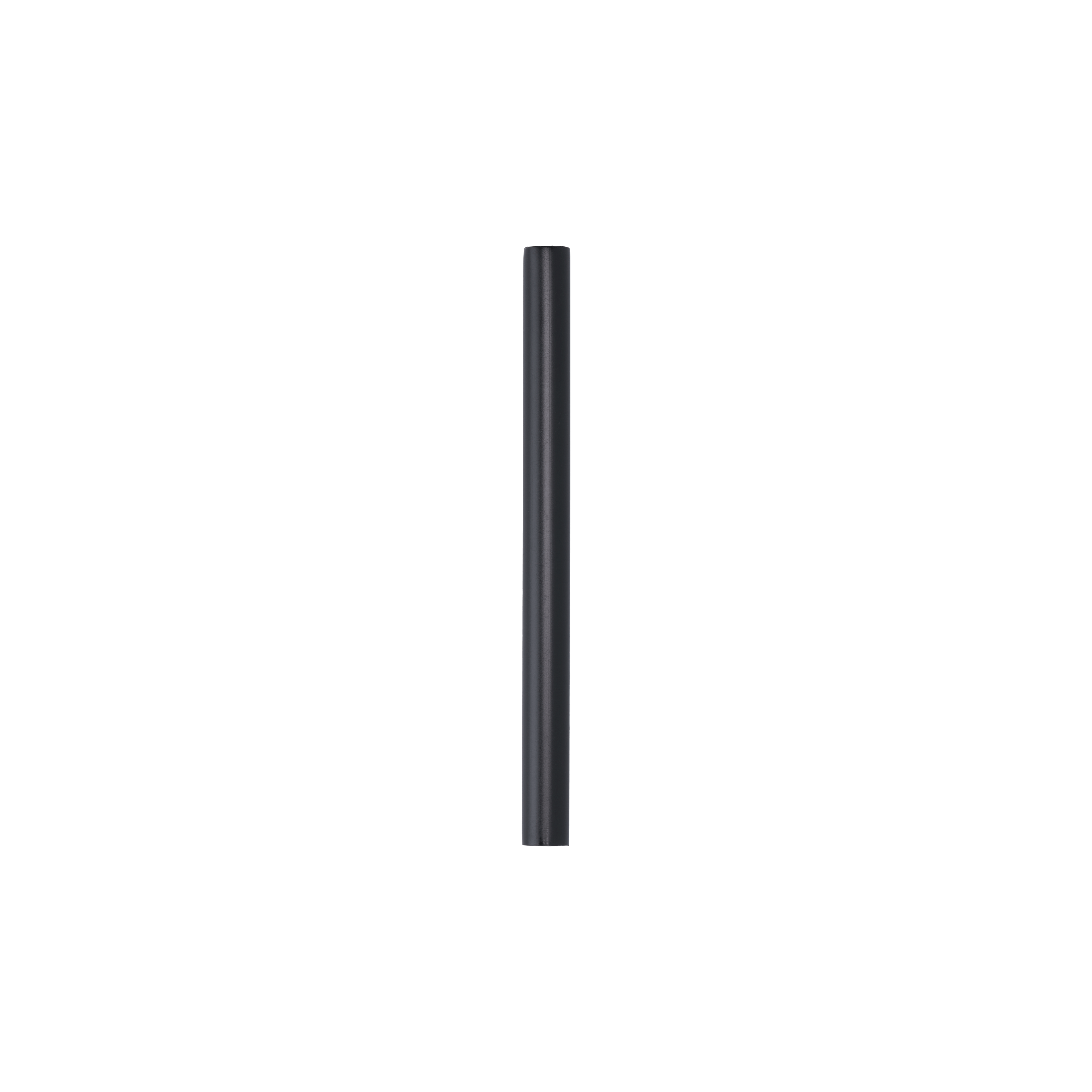 Owala Replacement Kids Flip Straw in Very, Very Dark; single short solid black straw
