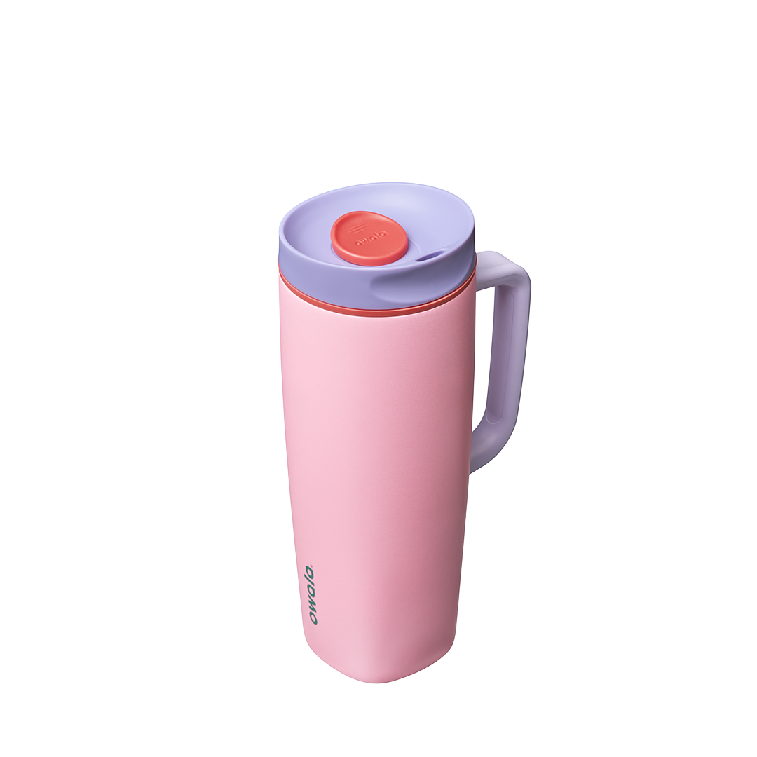 SmoothSip® Slider with Handle - Sugar High / 24oz / Stainless Steel
