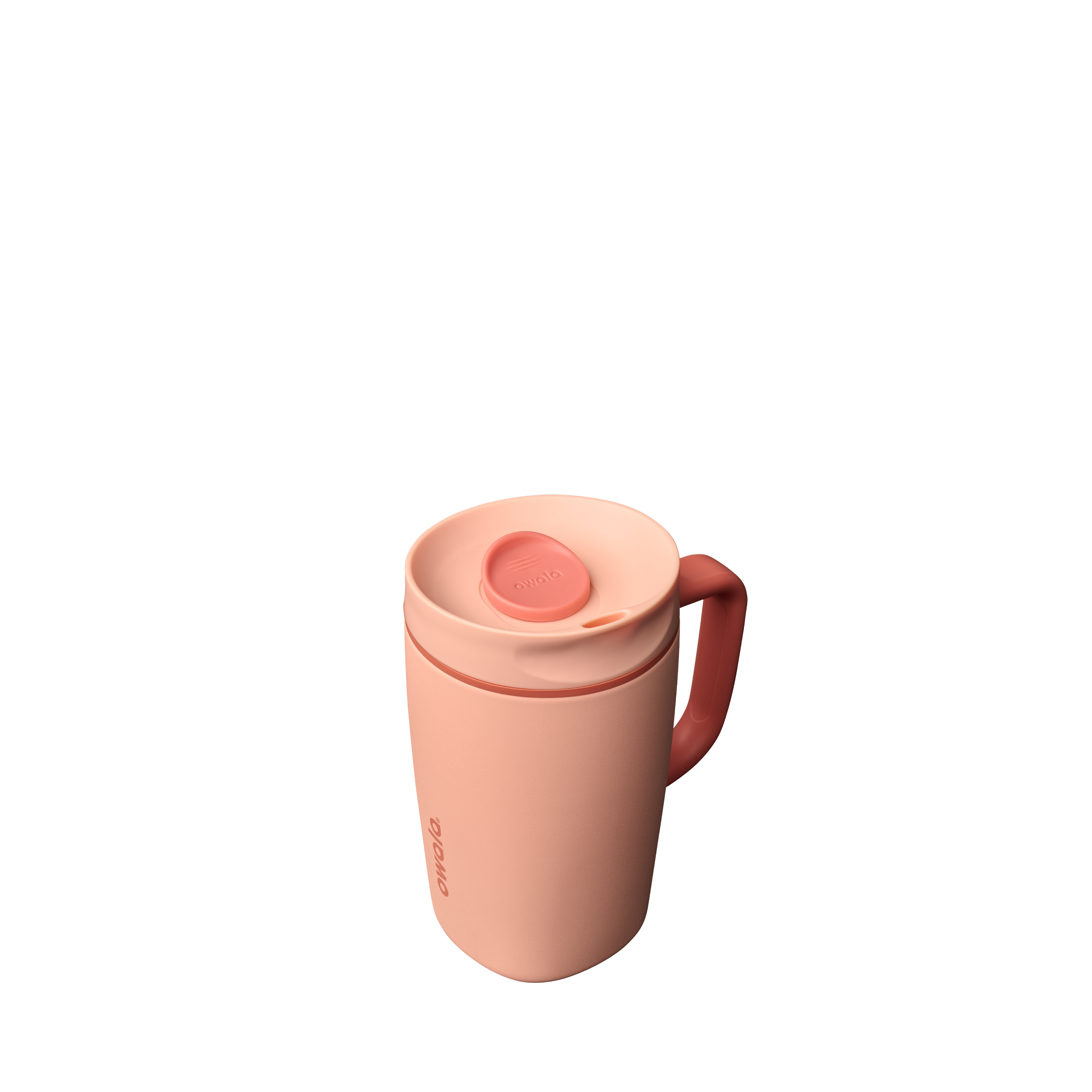 SmoothSip® Slider with Handle - Peach of Mind / 12oz / Stainless Steel