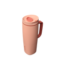 SmoothSip® Slider with Handle - Peach of Mind / 24oz / Stainless Steel